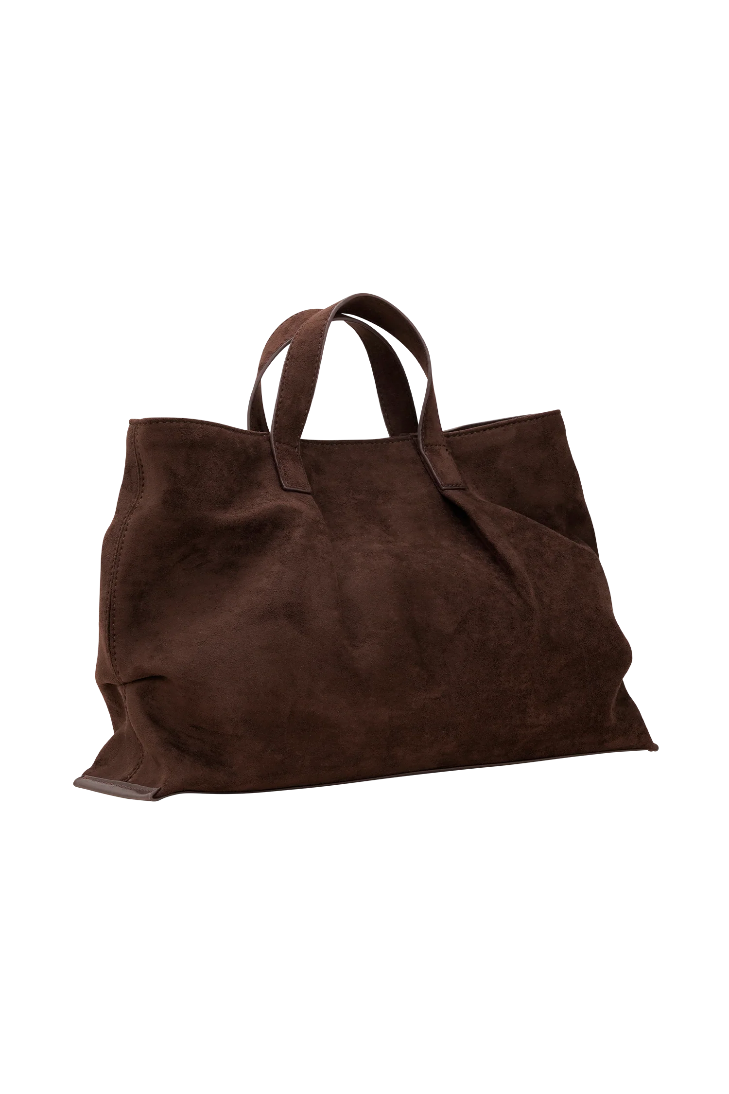 Baylor Faux Suede Bag Chocolate