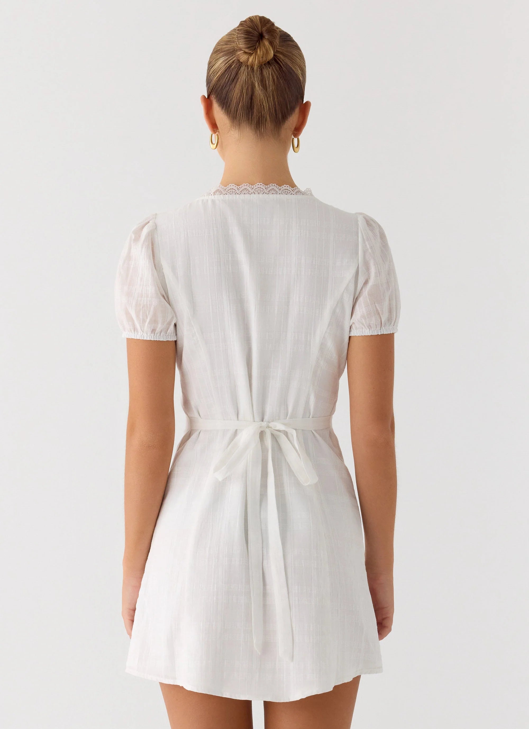 Sweet Lullaby Mini Dress White