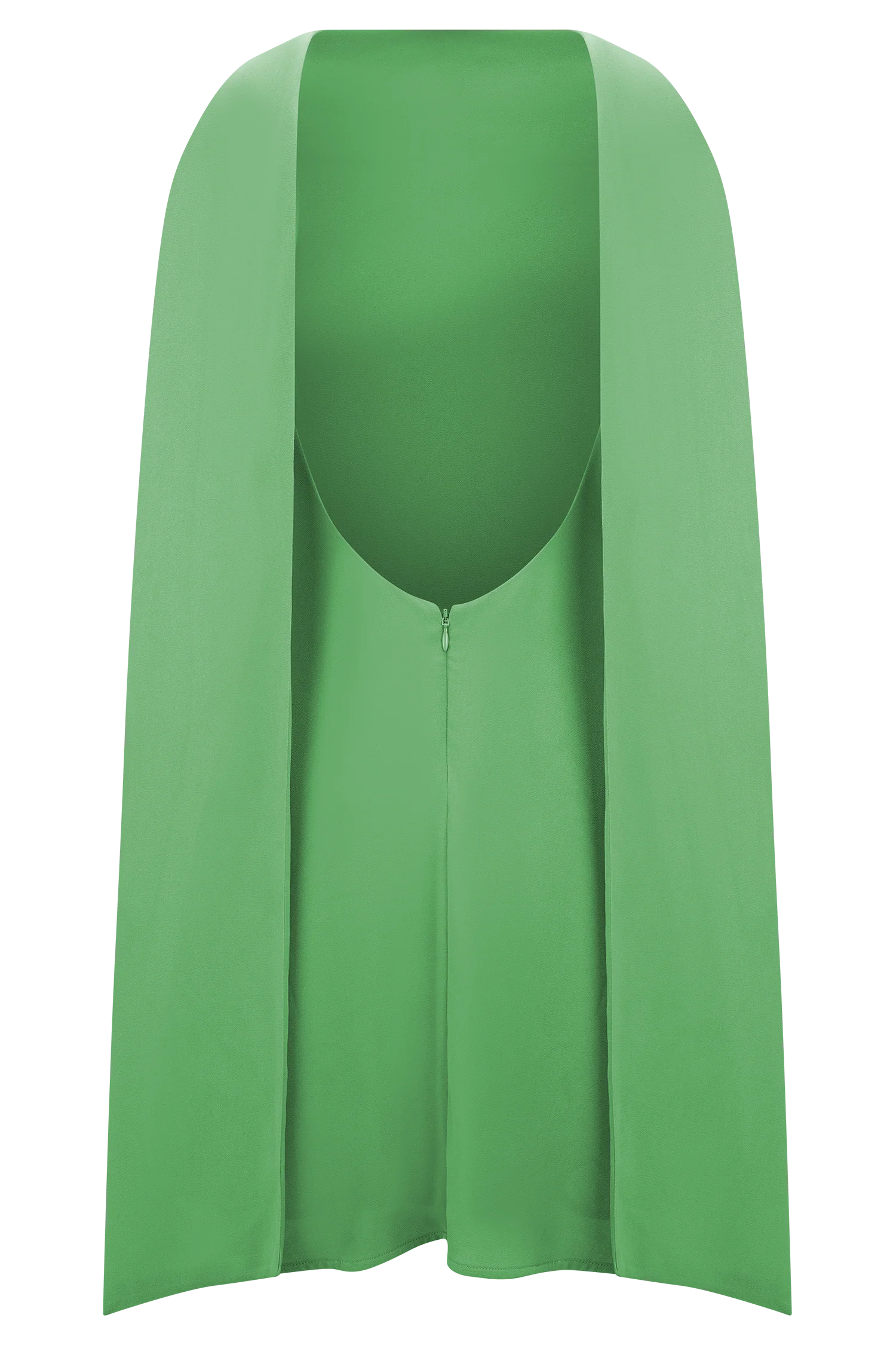 Wynter Scarf Draped Mini Dress Green
