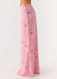 Soulful Low Rise Maxi Skirt Vintage Floral