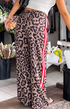 Sharly Leopard Red Racer Stripe Pants