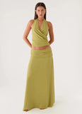 Willowmena Maxi Skirt - Lime