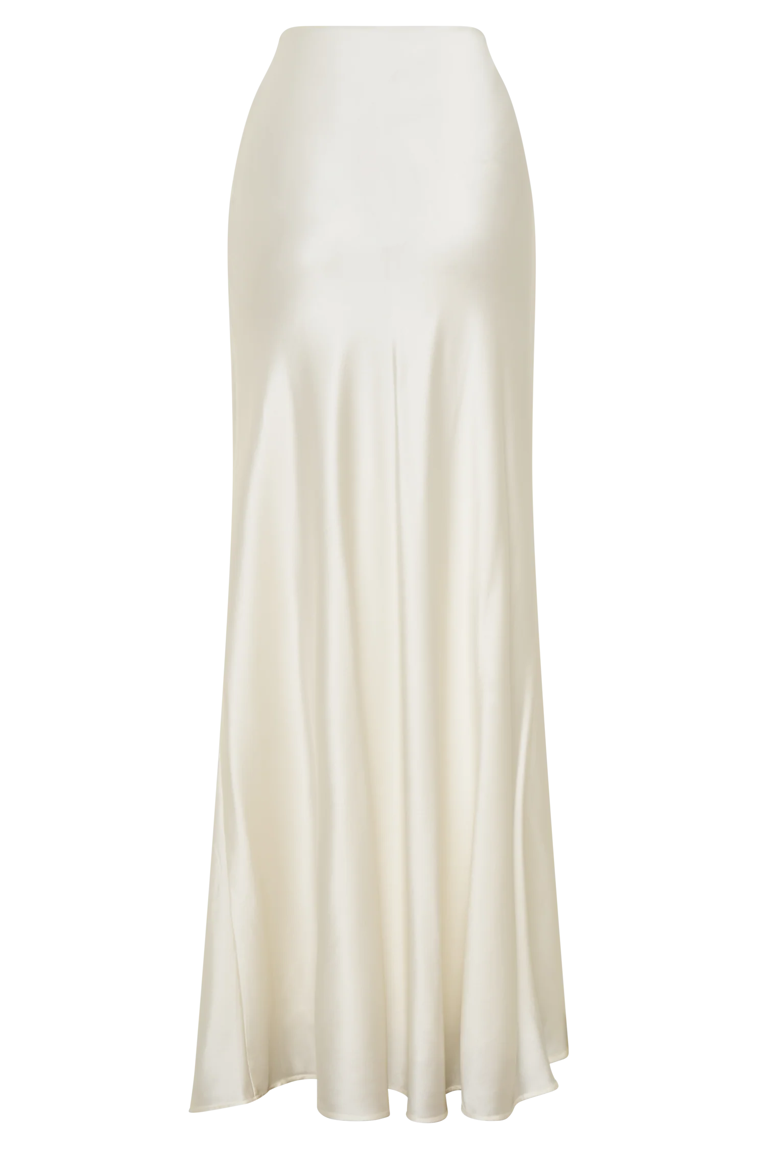 Sabrina Silk Blend Maxi Skirt Ivory