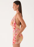 Jonna Mini Dress Botanic Cheetah