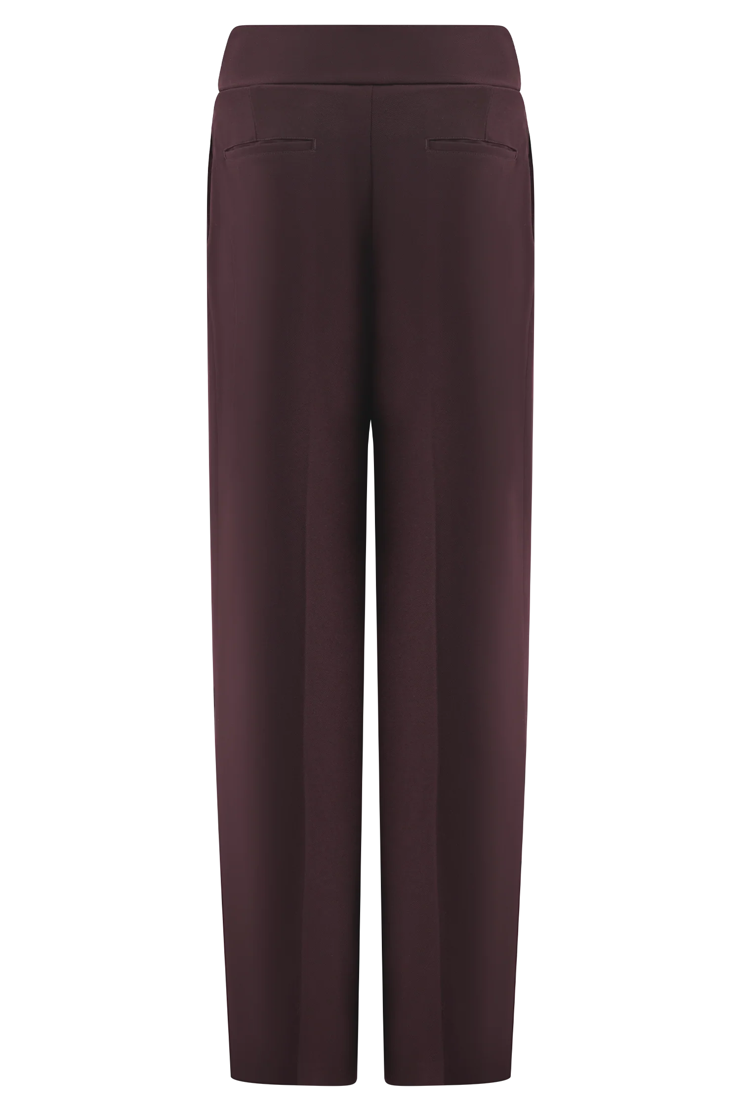 Penelope Pleated High Waisted Pants Chocolate