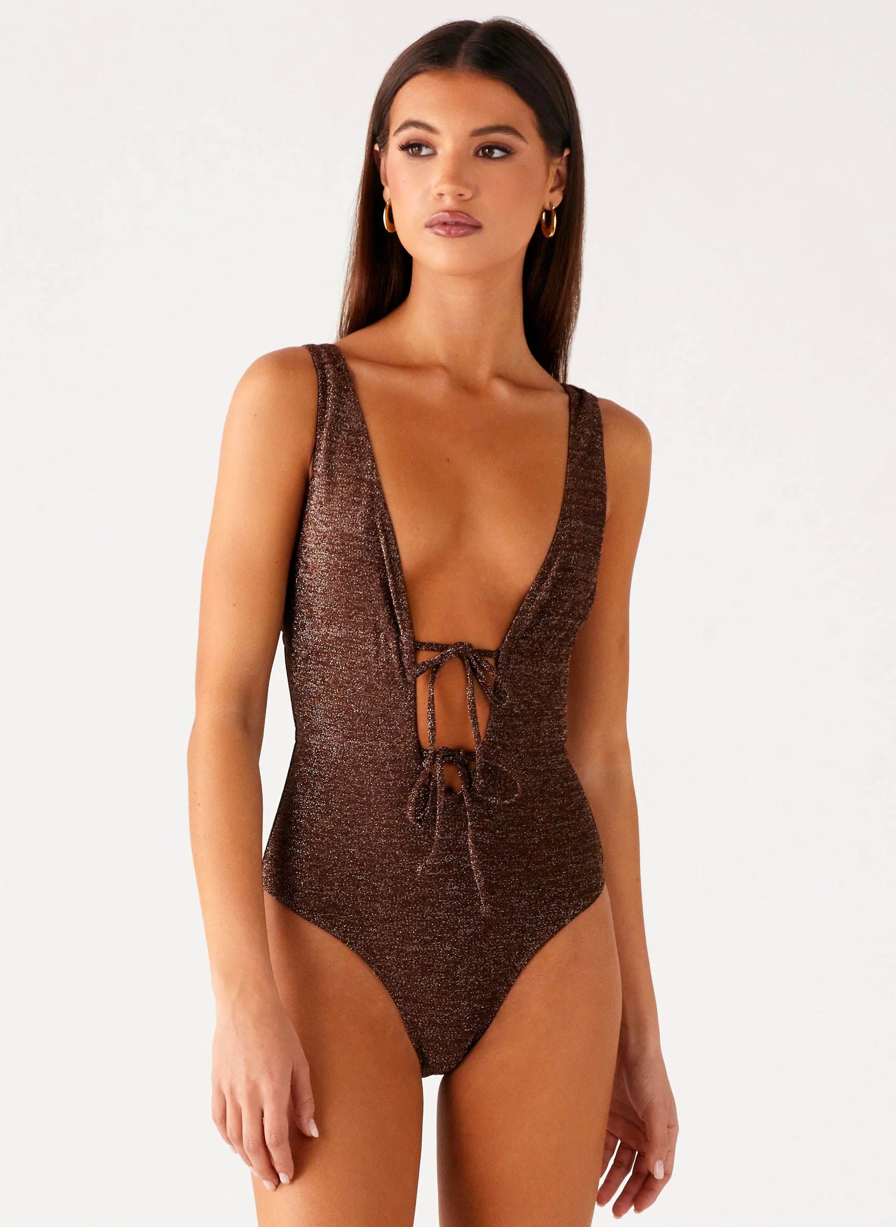 Drifter One Piece Swimsuit Chocolate