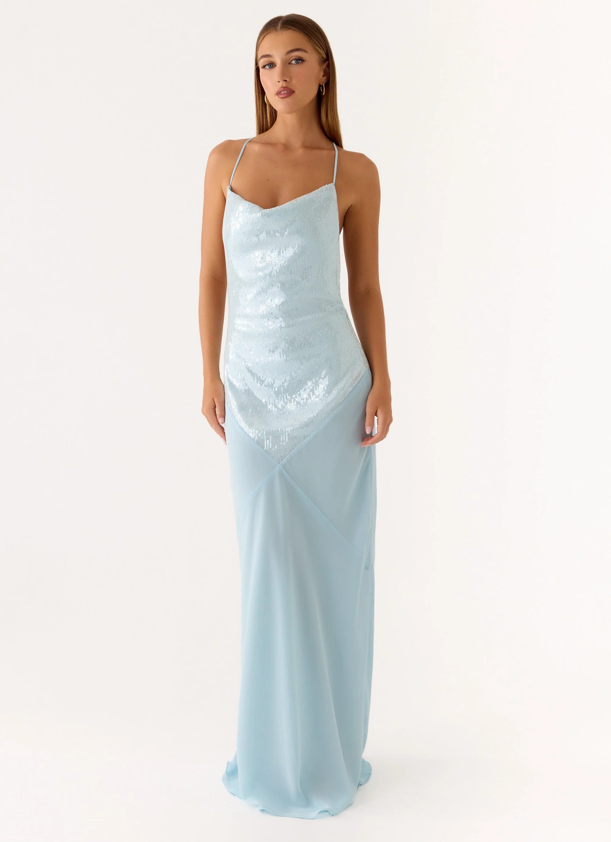 Cleodora Maxi Dress - Blue