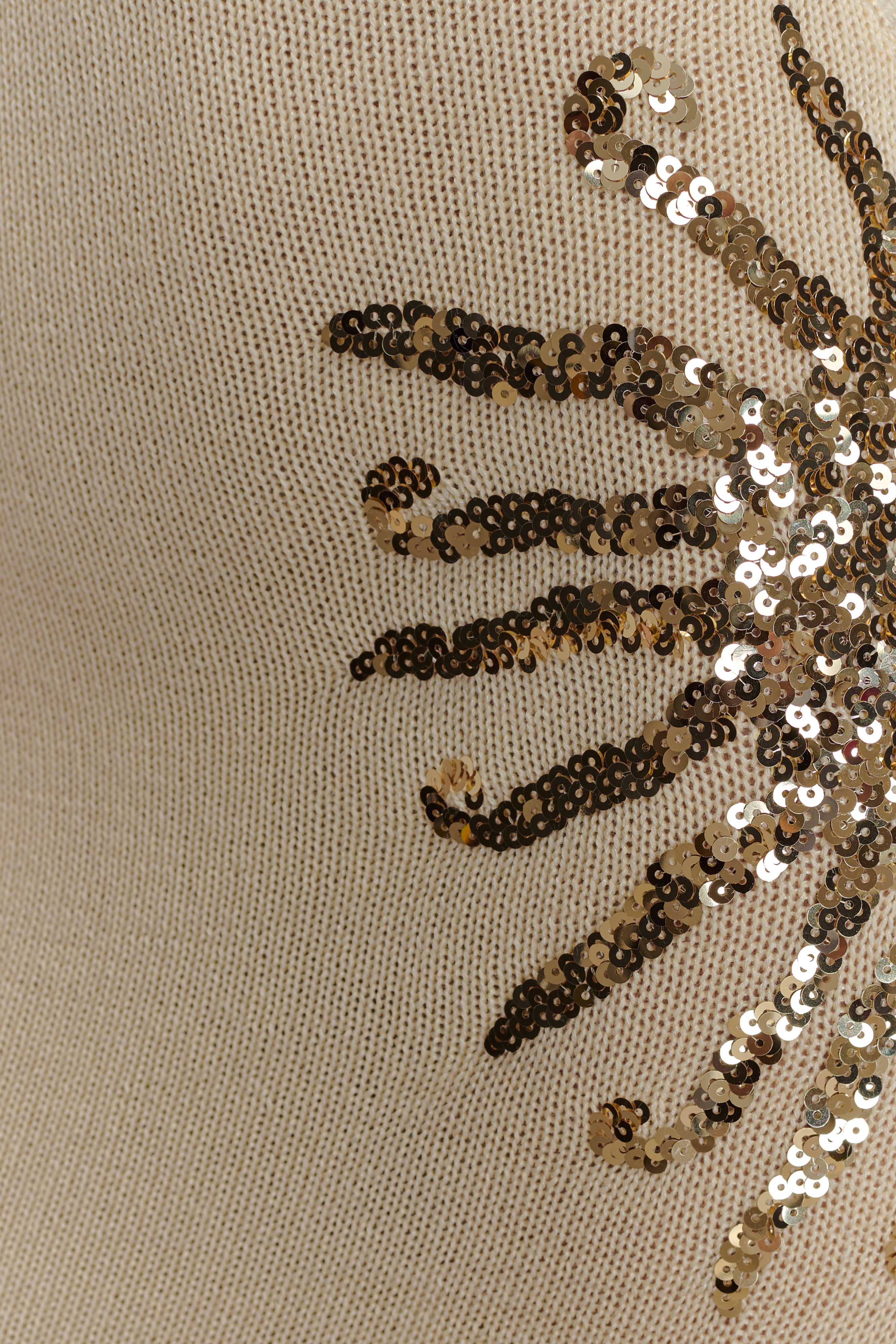 Ellington Knit Maxi Dress With Sequin Ivory