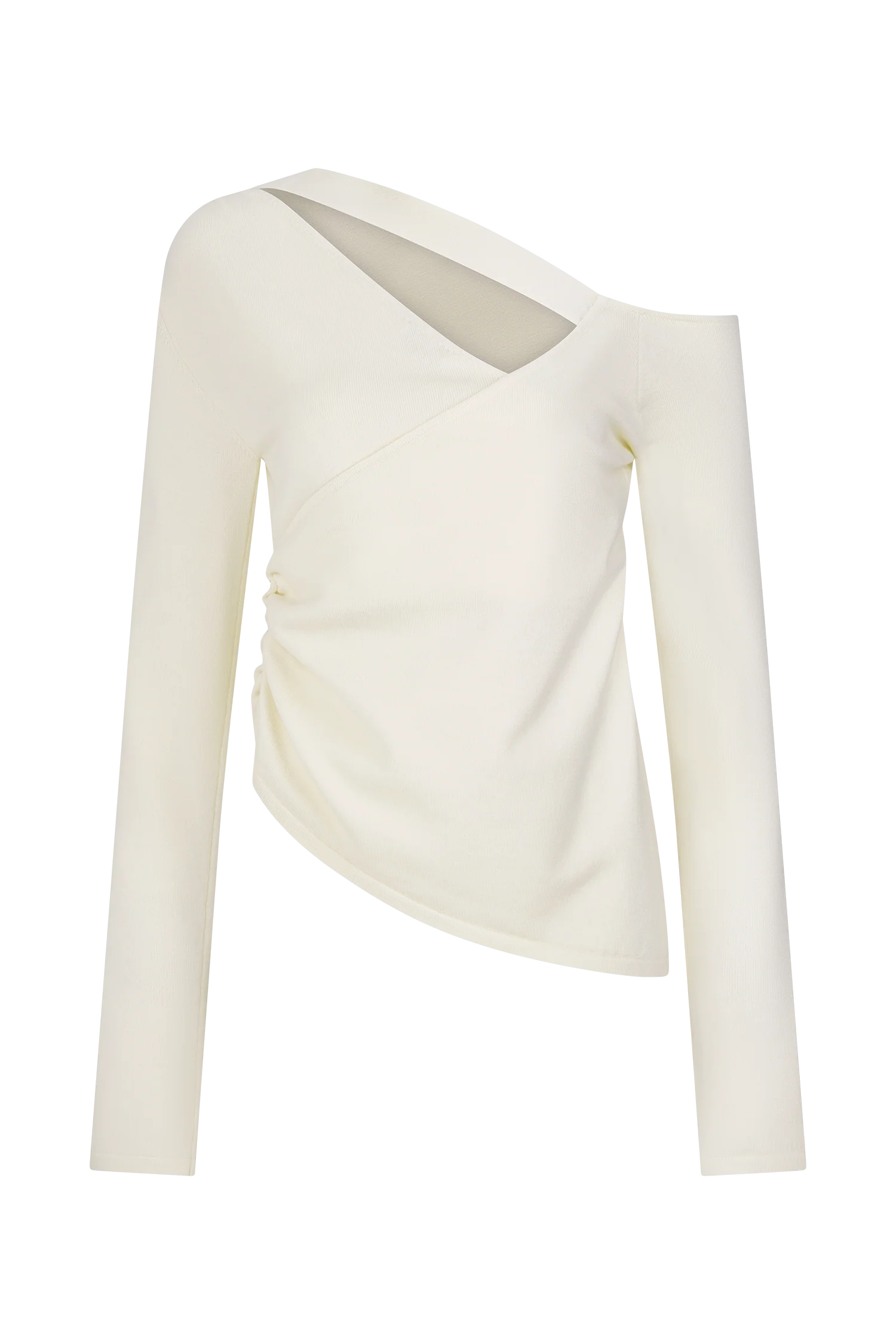 Miles Off Shoulder Knit Top Ivory