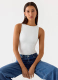 Vincenza Bodysuit White