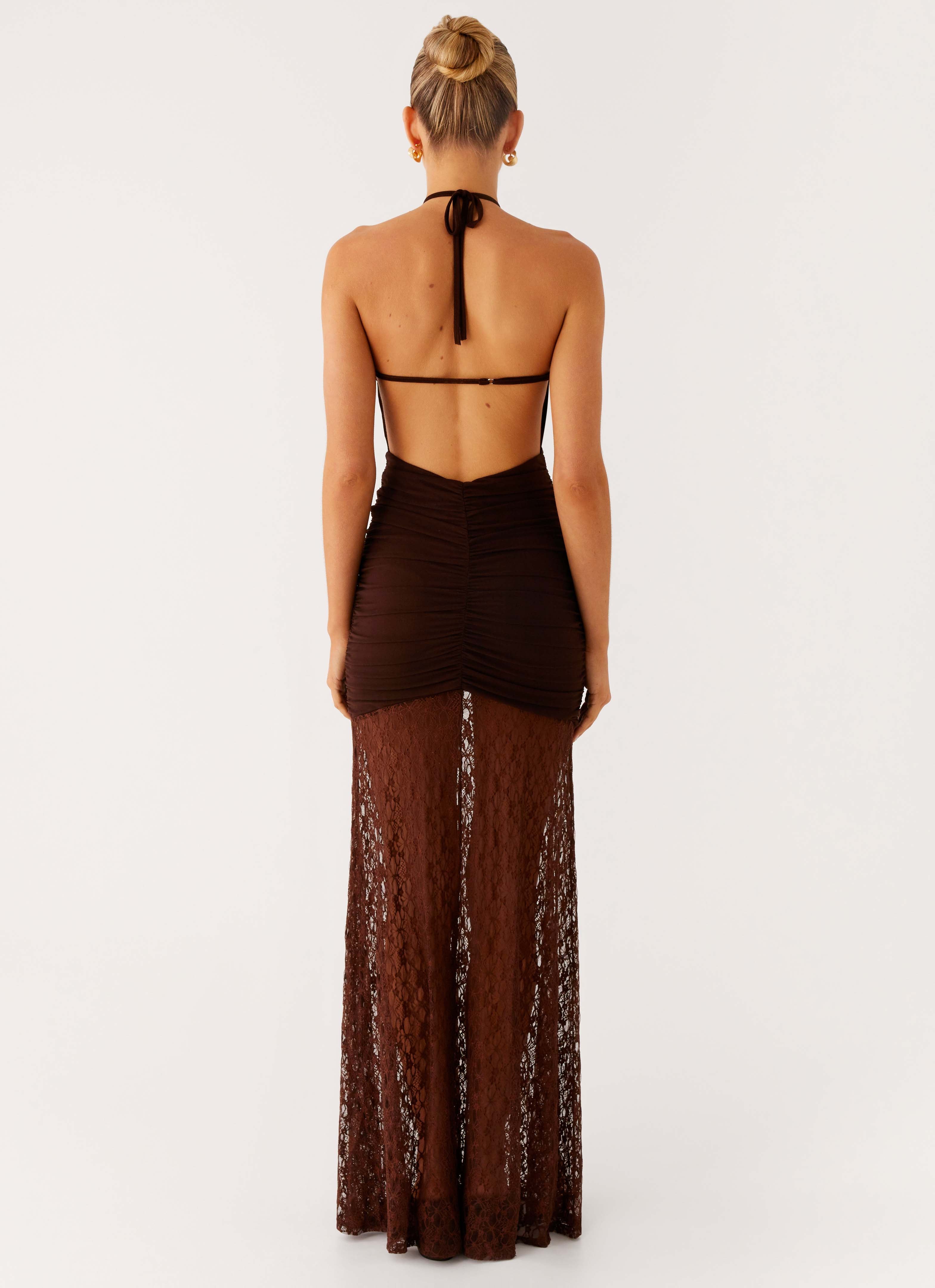 Somber Maxi Dress Chocolate
