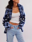 Women Cardigan Sweater Shawl Collar Button Down Oversized Sweaters Boho Fall Coat