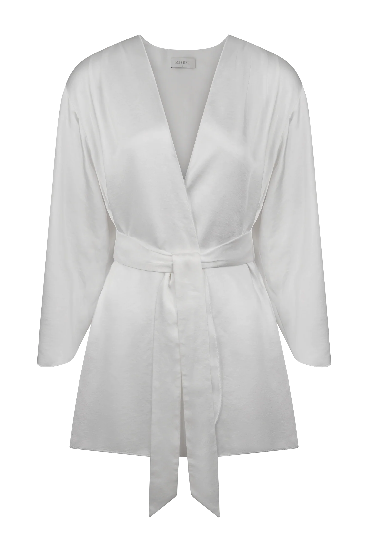 Sterling Satin Bridal Robe Ivory