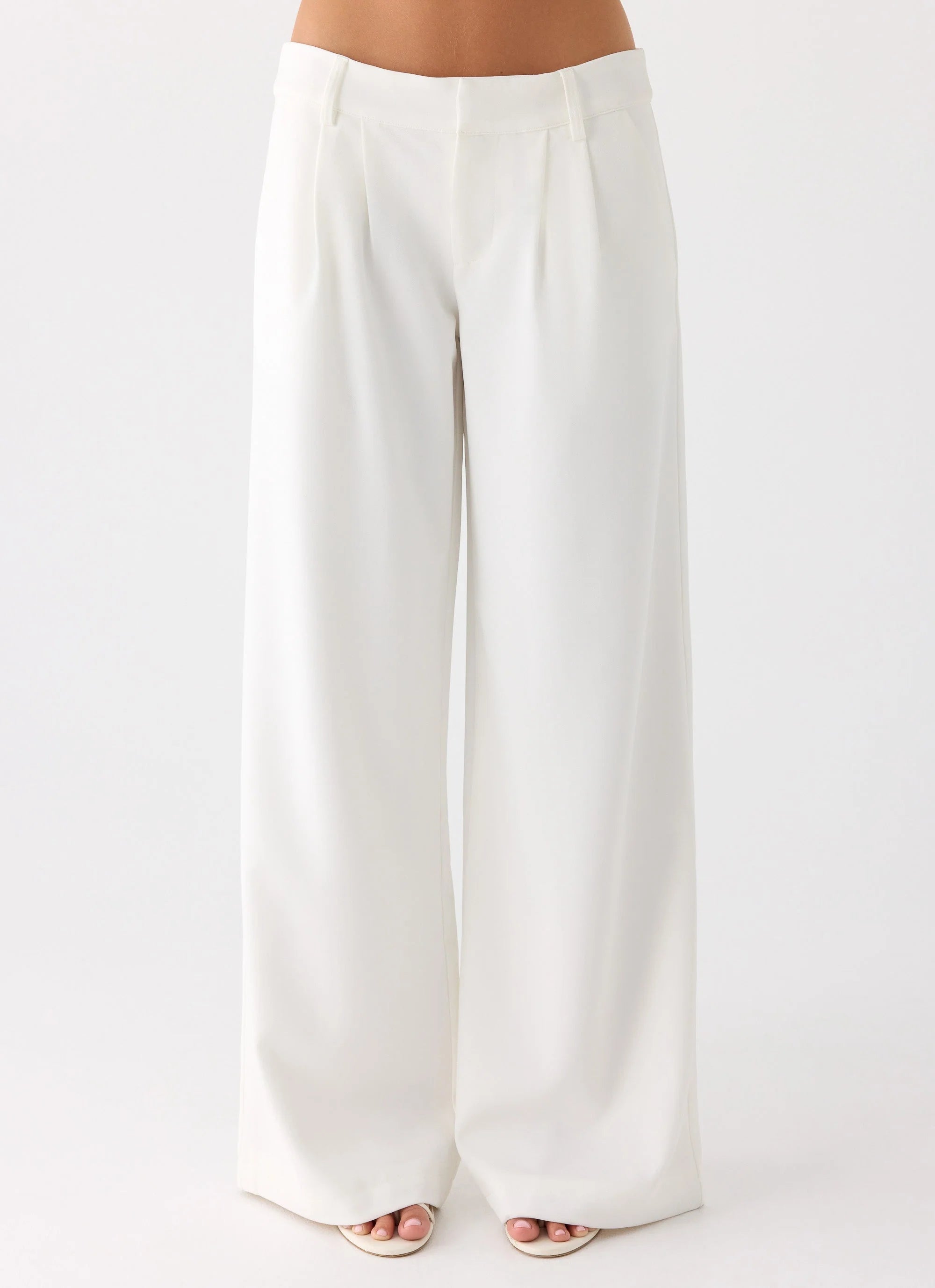 Samuel Low Rise Suiting Pants White