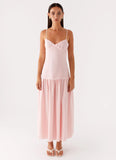 Found You Midi Dress Pink