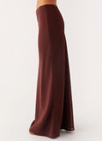 Sienna Sunset Maxi Skirt Chocolate