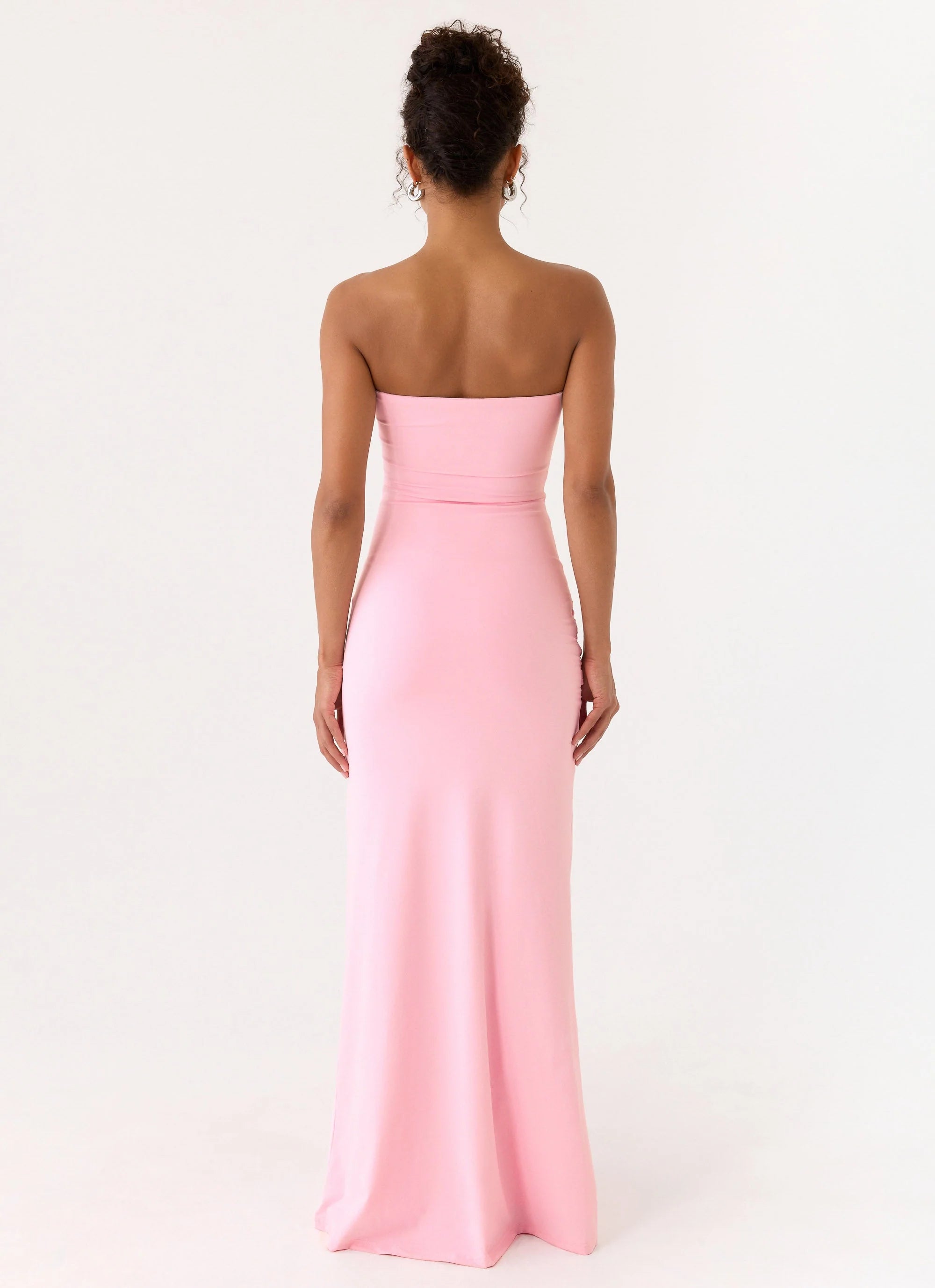 Sandrine Strapless Maxi Dress Pink