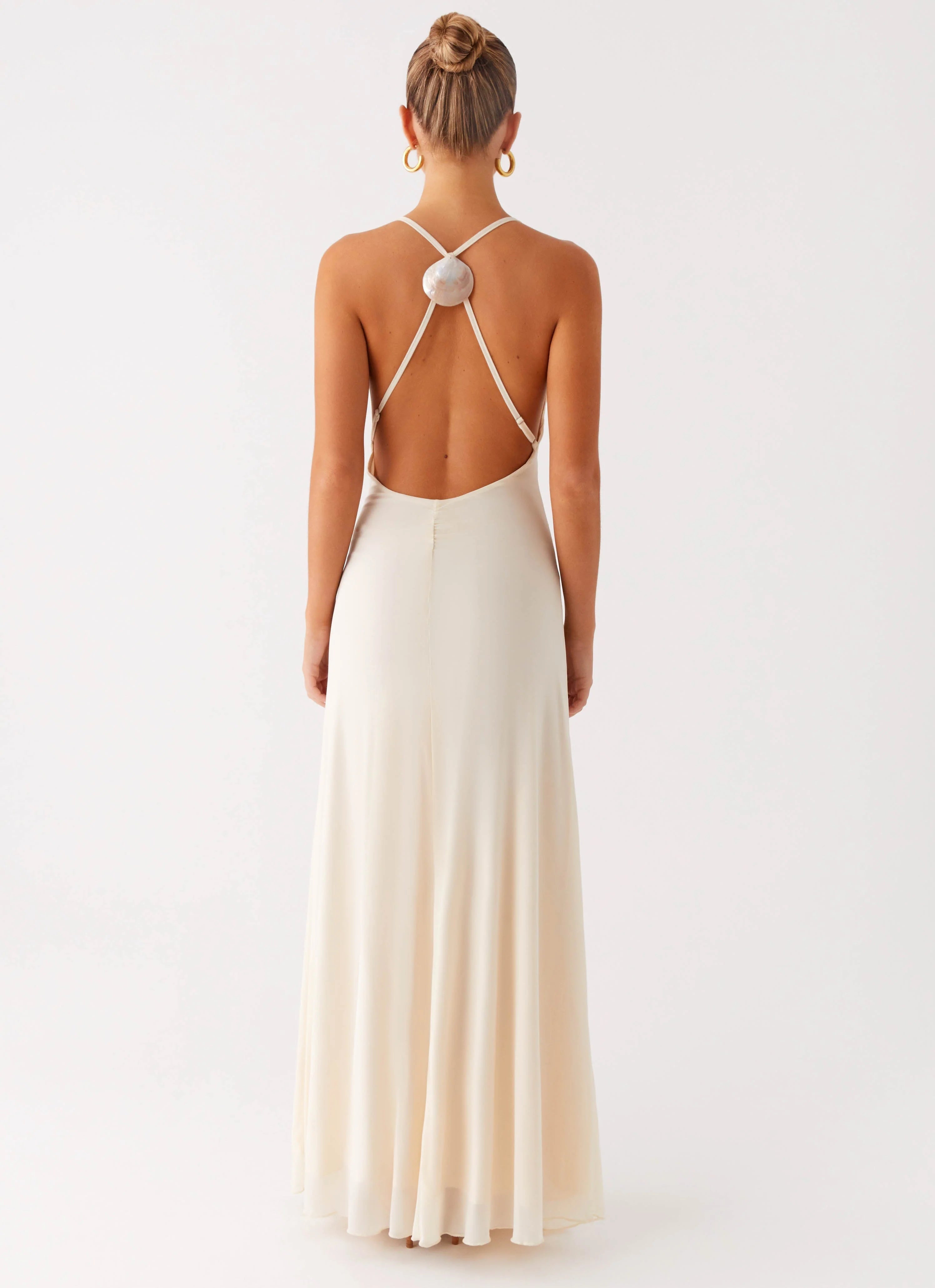 Dahliana Maxi Dress Off White