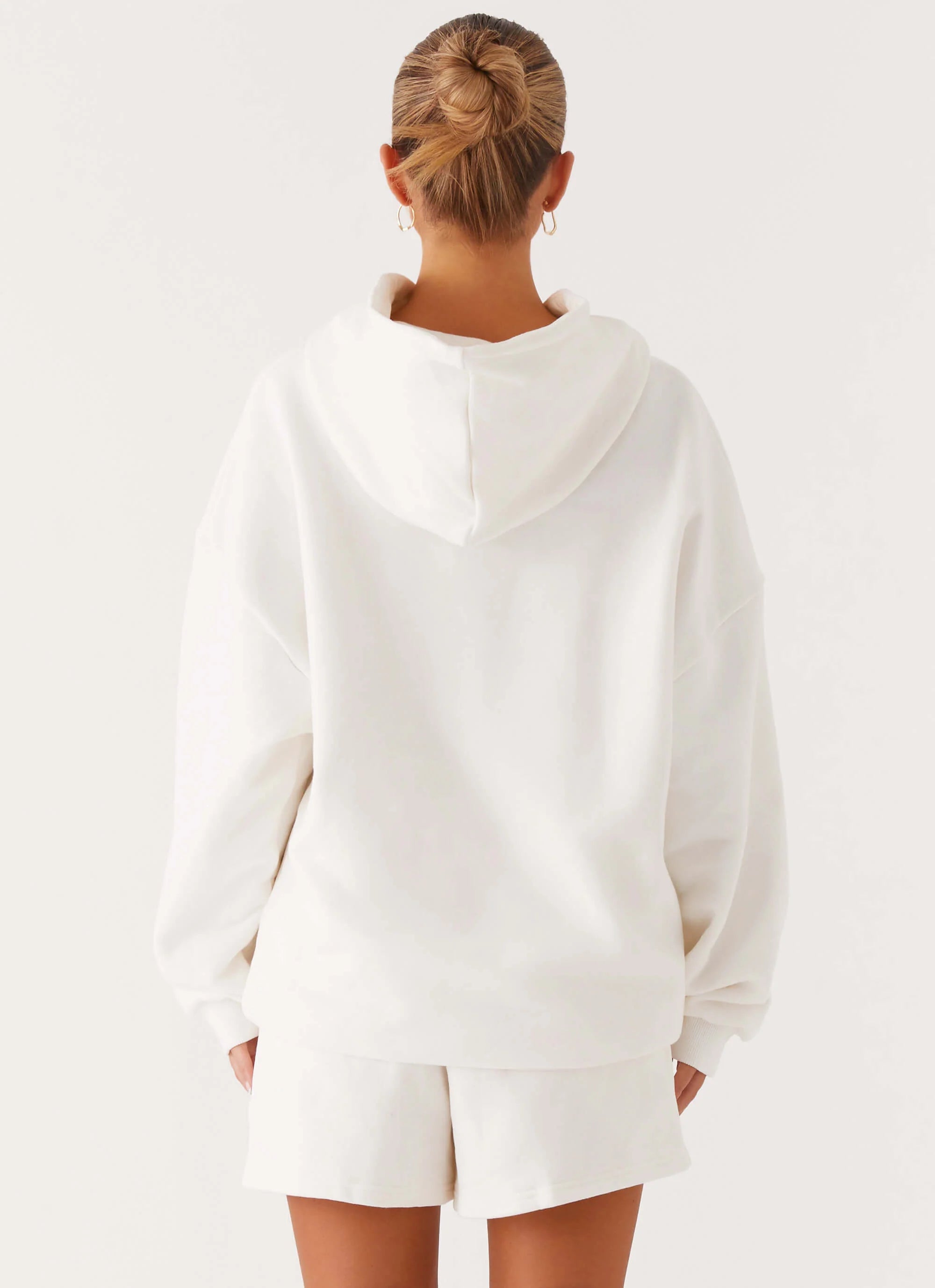 Signature Oversized Hoodie Ivory
