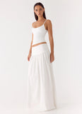 Jayne Maxi Skirt White
