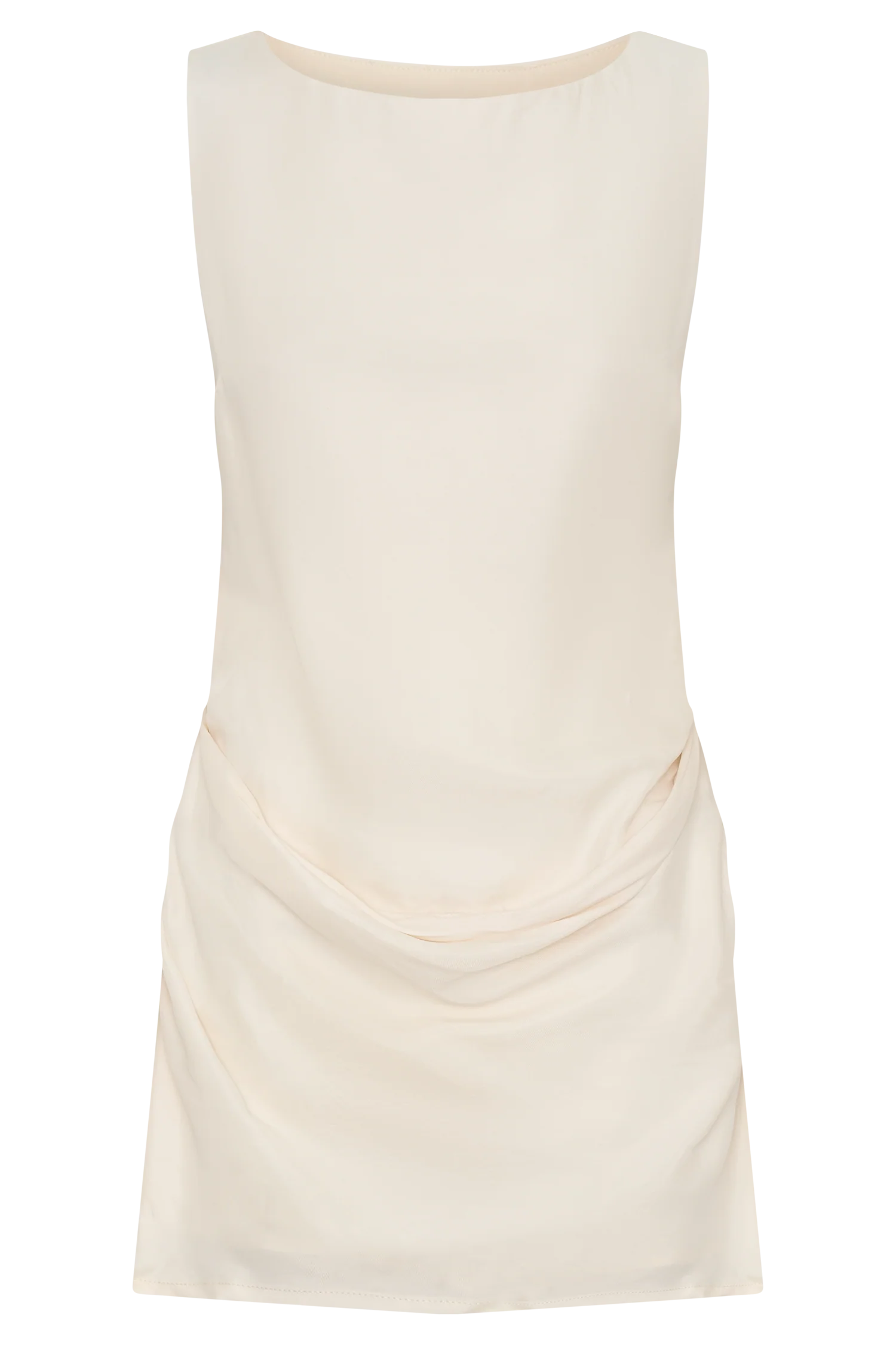 Bexley Draped Mini Dress Ivory