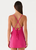 Avenya Mini Dress - Fuchsia