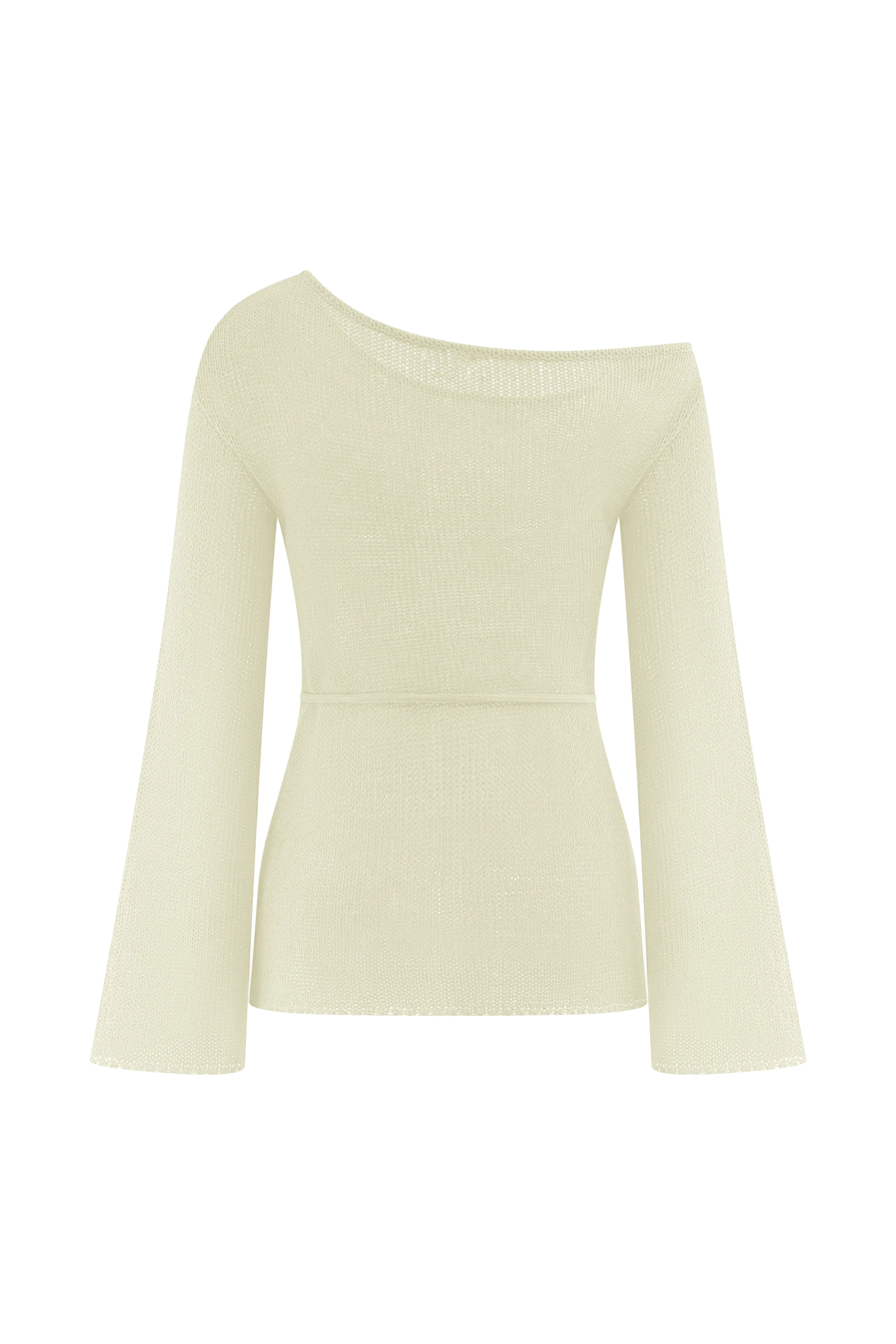 Reagan Off Shoulder Knit Top White