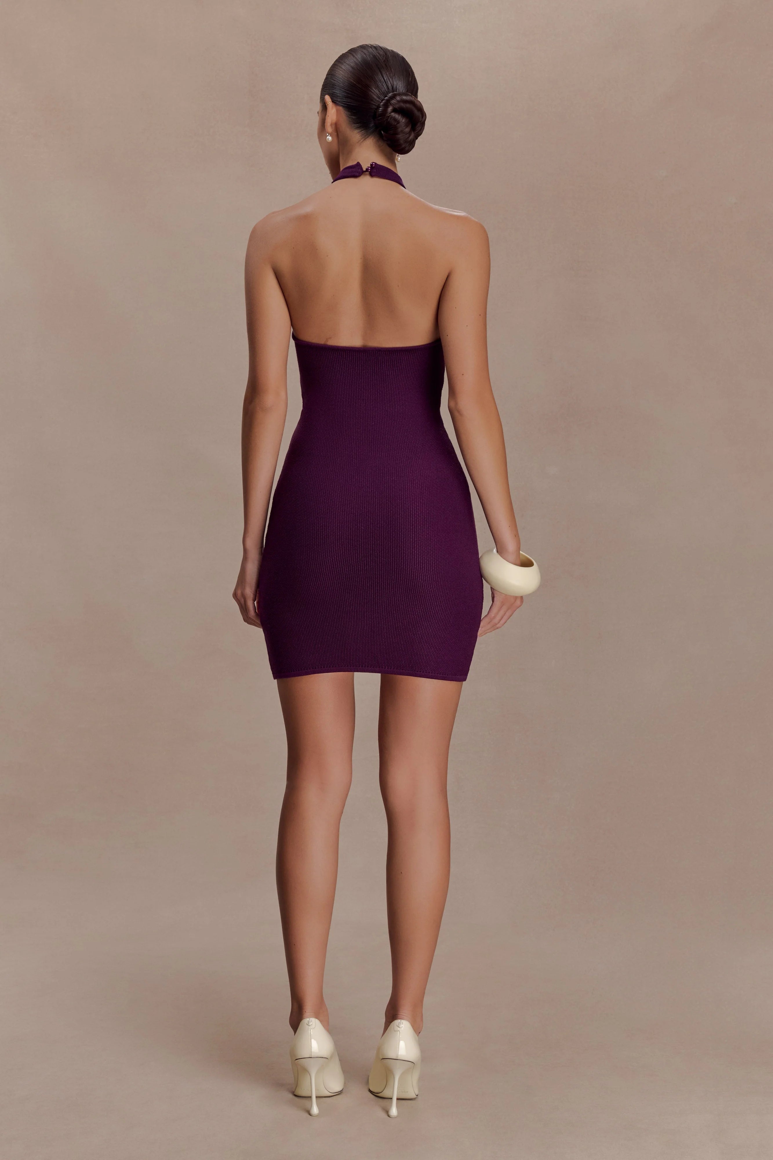 Jacky Tulip Mini Dress Plum
