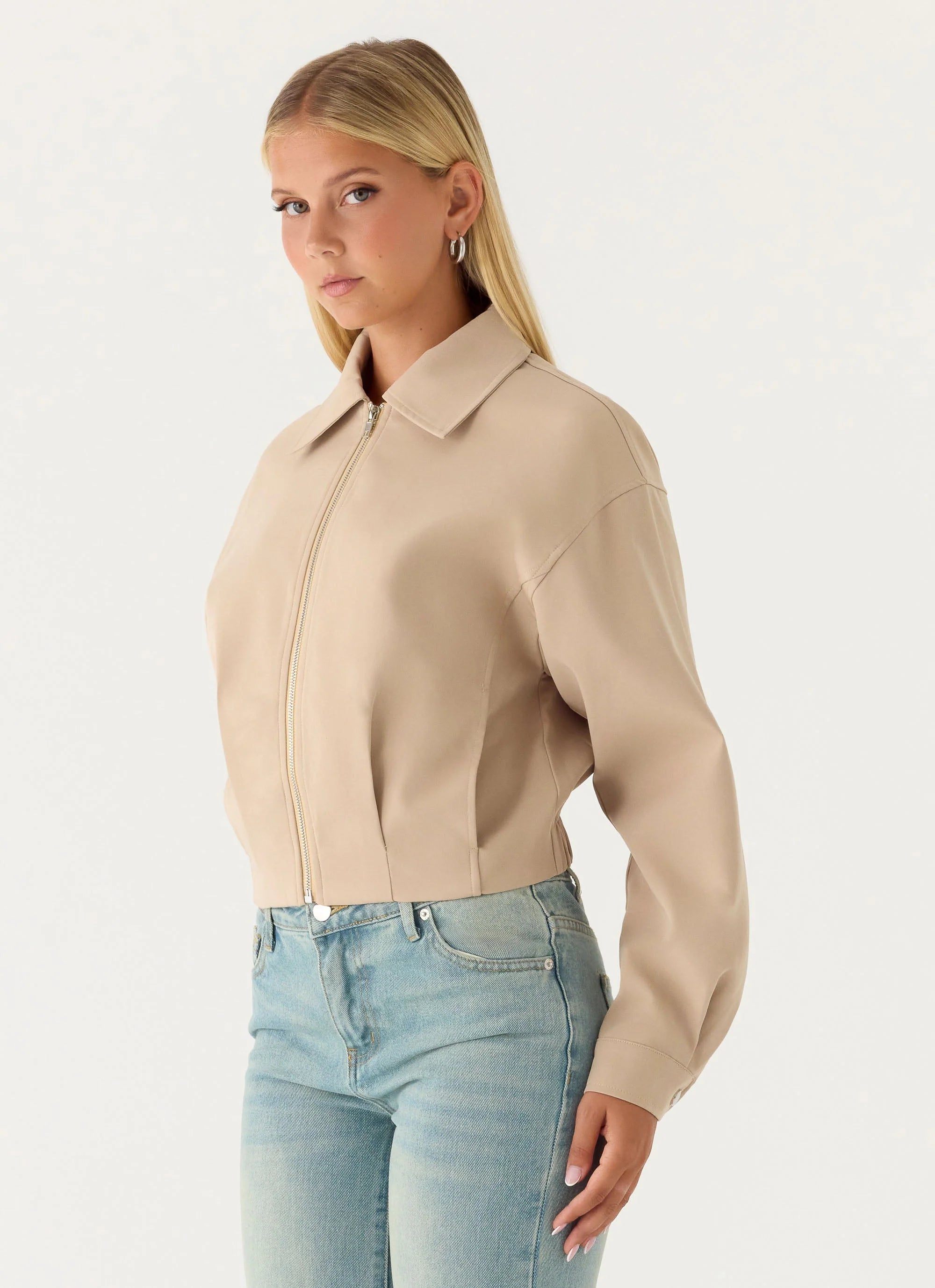 Ready To Go Jacket Beige