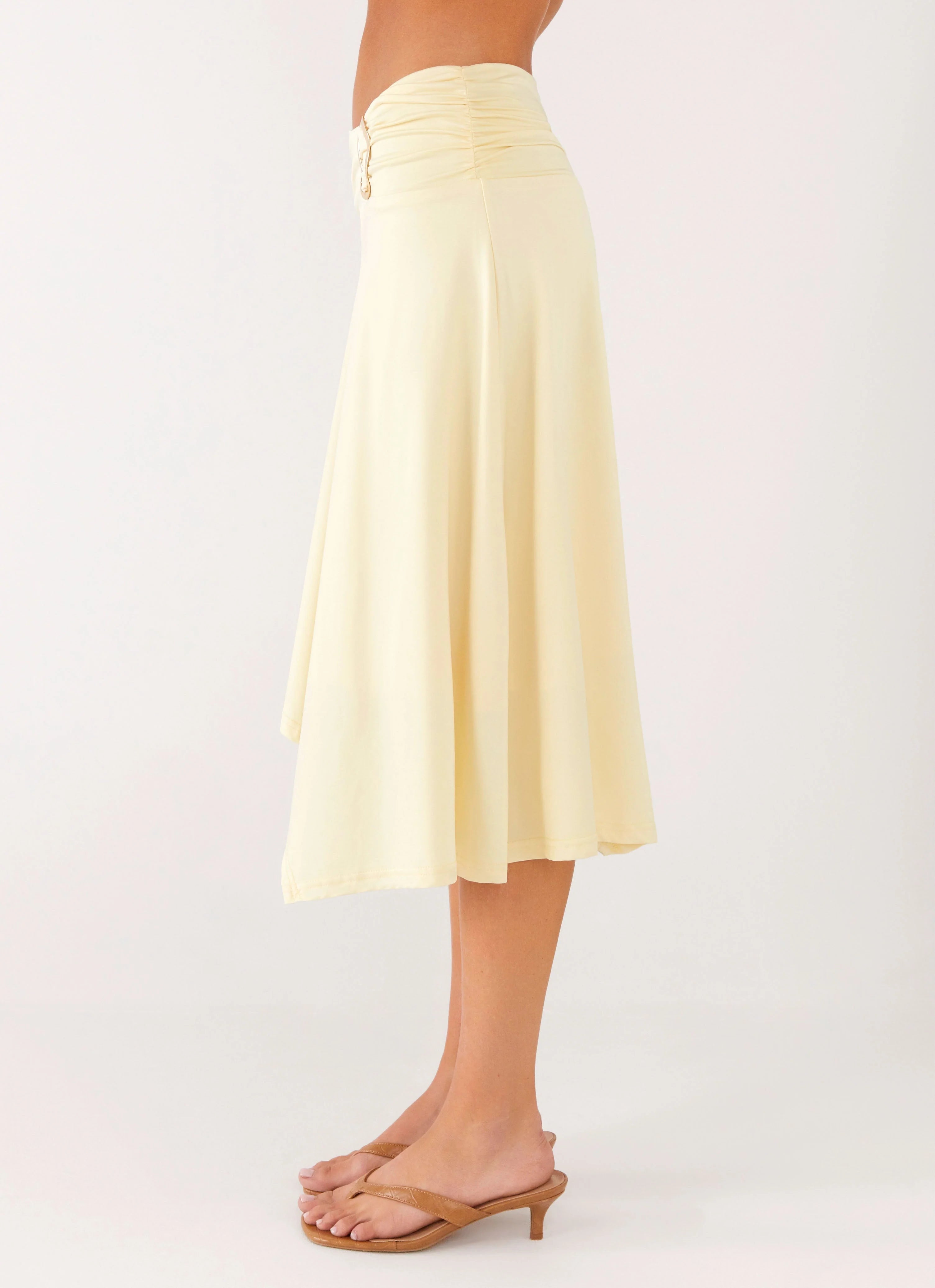 Brisa Midi Skirt Butter