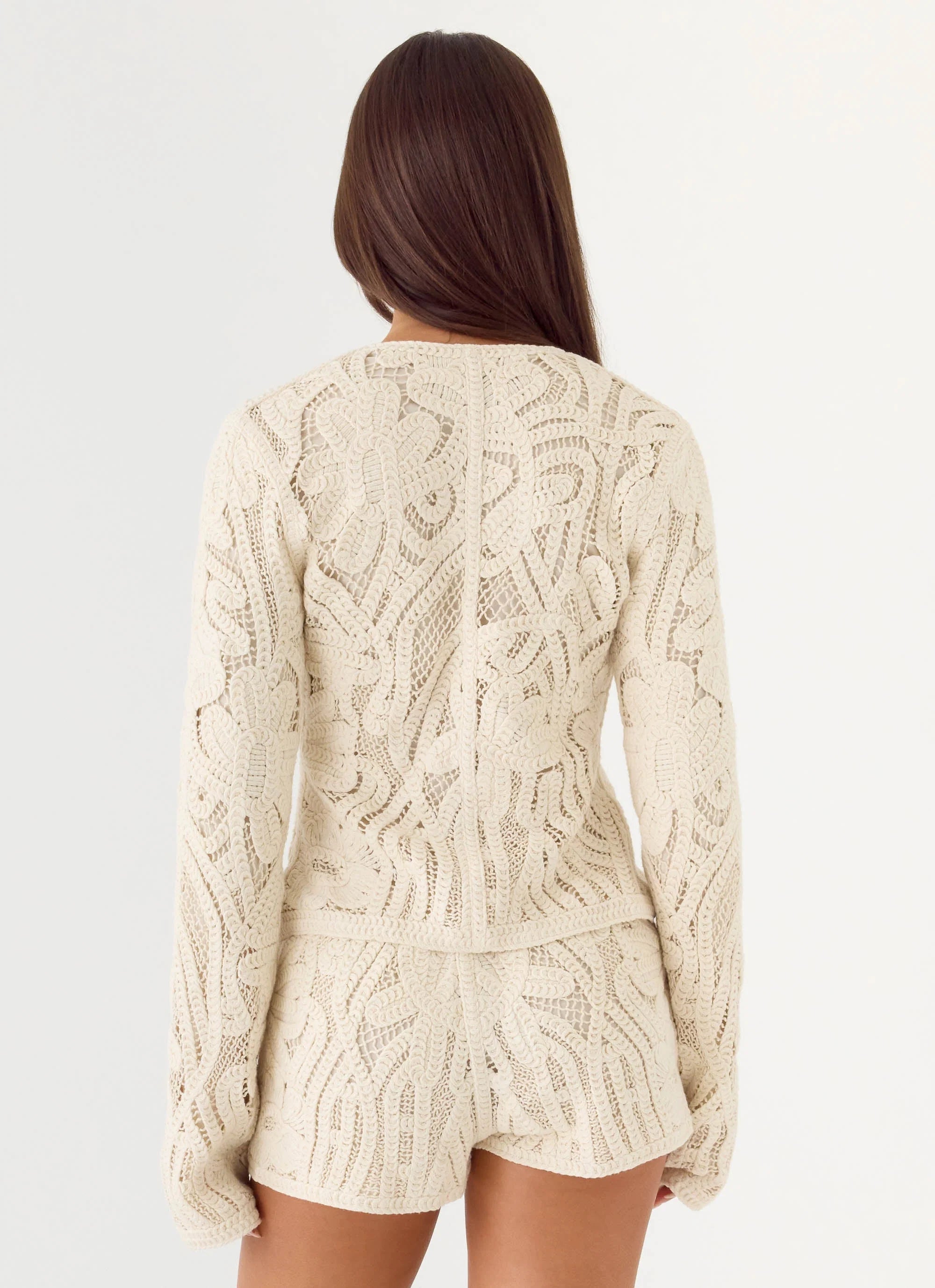 Cynthiana Mini Shorts Ivory