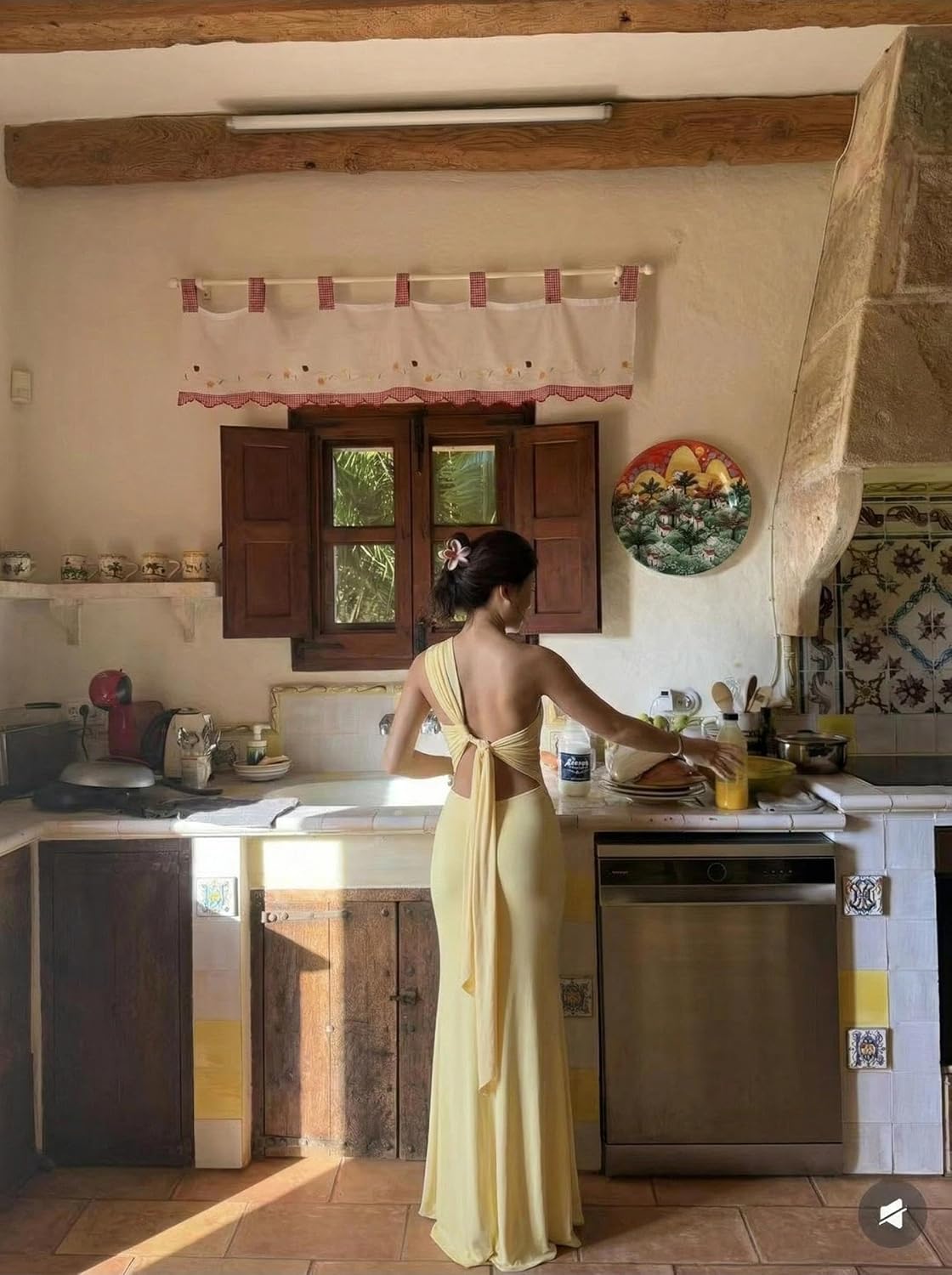 Women Sexy Backless Dress Halter Cut Out Bodycon Maxi Dresses Wedding Guest Beach Vacation