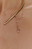 Azura Teardrop Necklace Gold