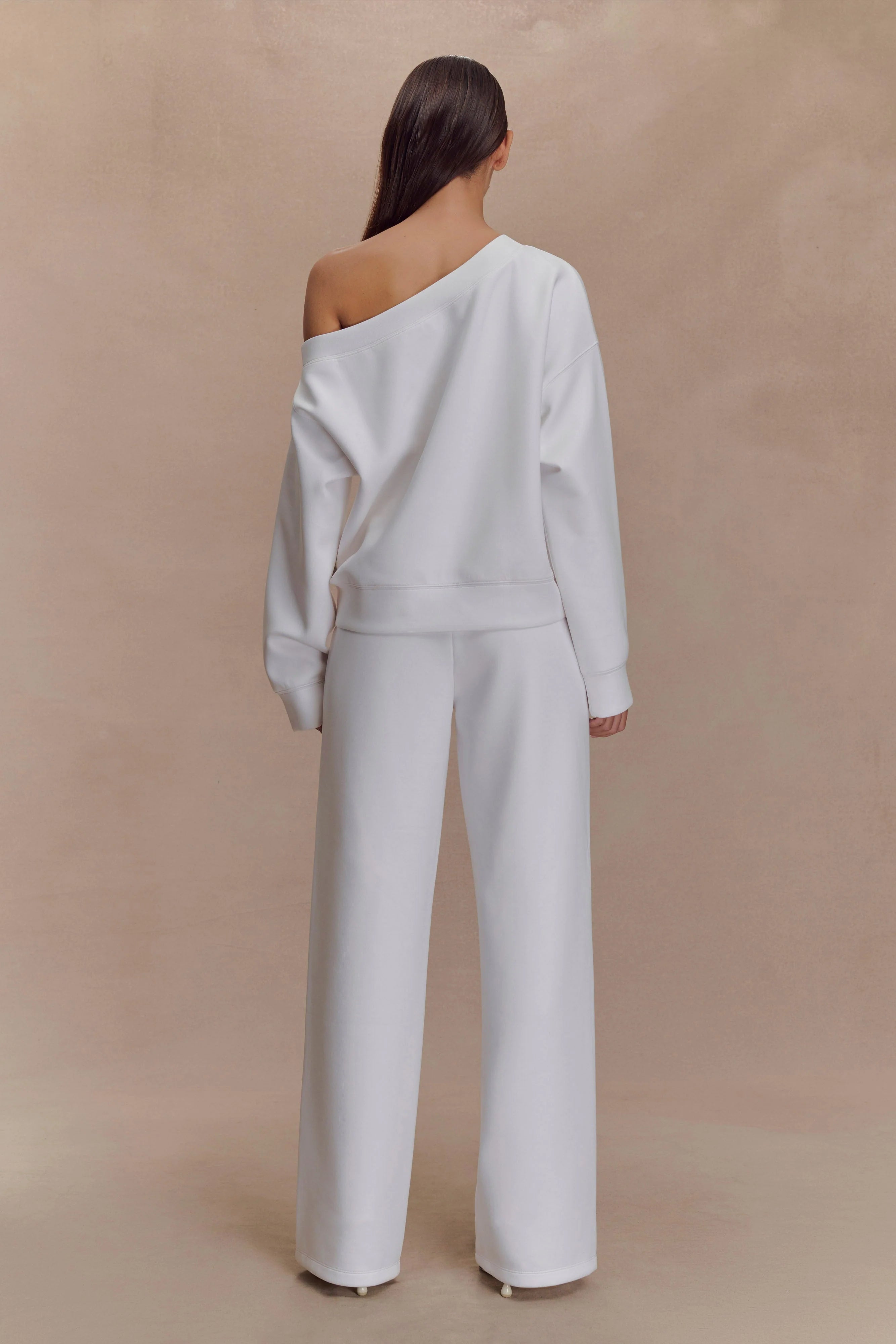 August Straight Leg Jogger Ivory