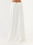 She Means It Maxi Skirt Ivory