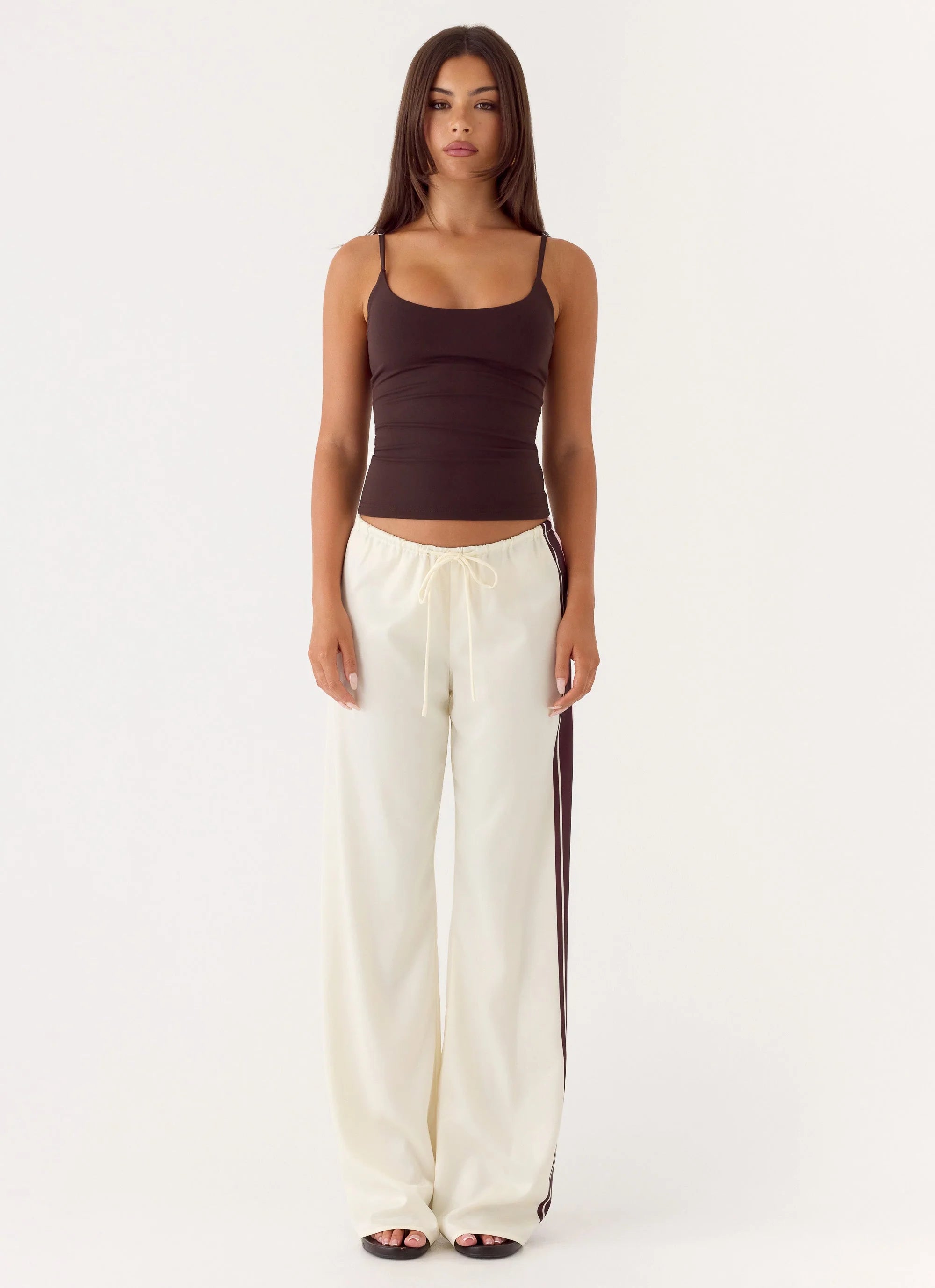 Deacon Low Rise Pants - Bloom Stripe