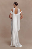 Marla Chiffon Scarf Ivory