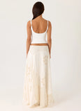 Marzia Maxi Skirt Ivory
