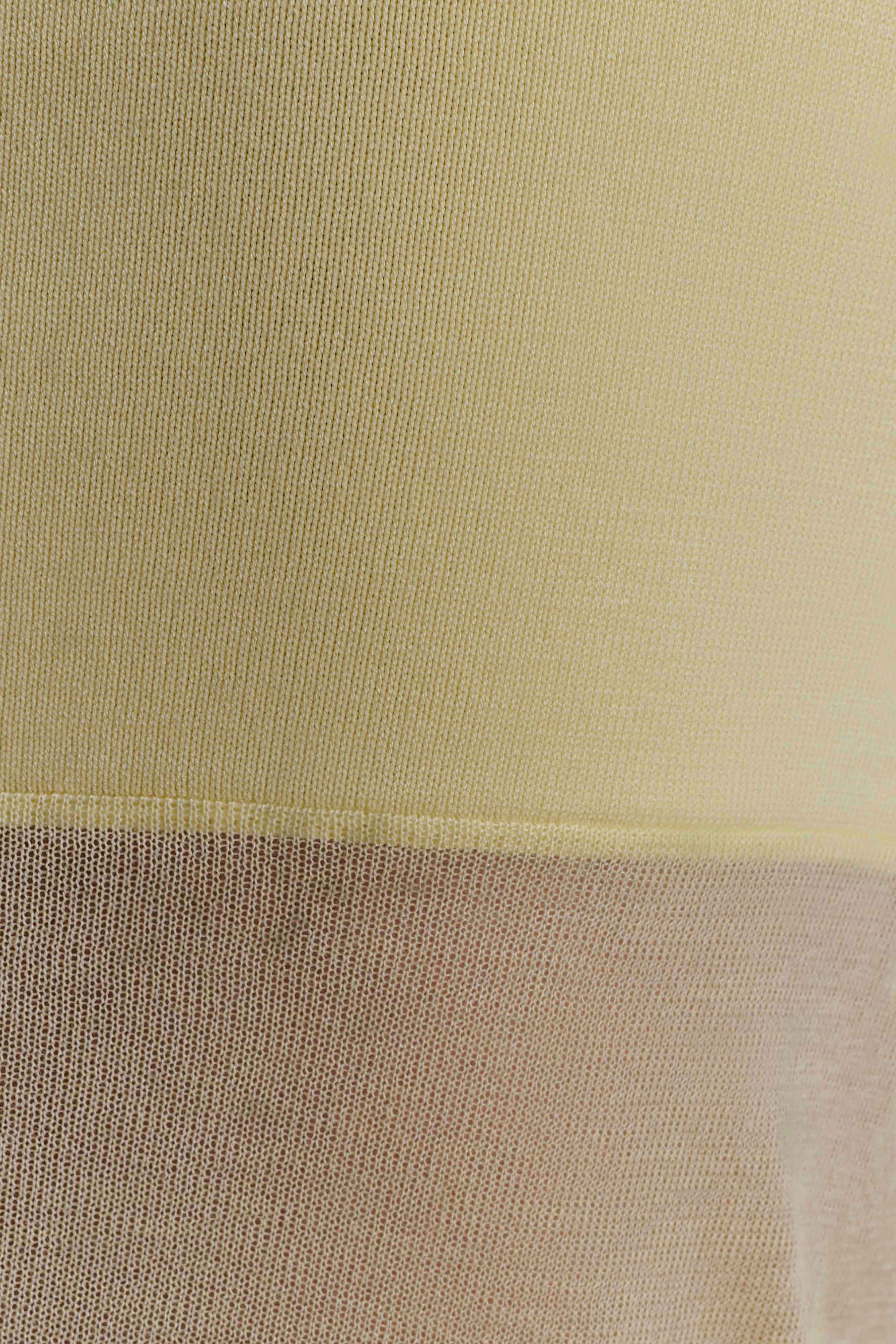 Tanyel Sheer And Bandage Knit Maxi Skirt Lemon