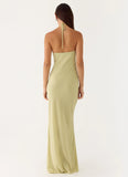 Anouk Halter Maxi Dress - Sage