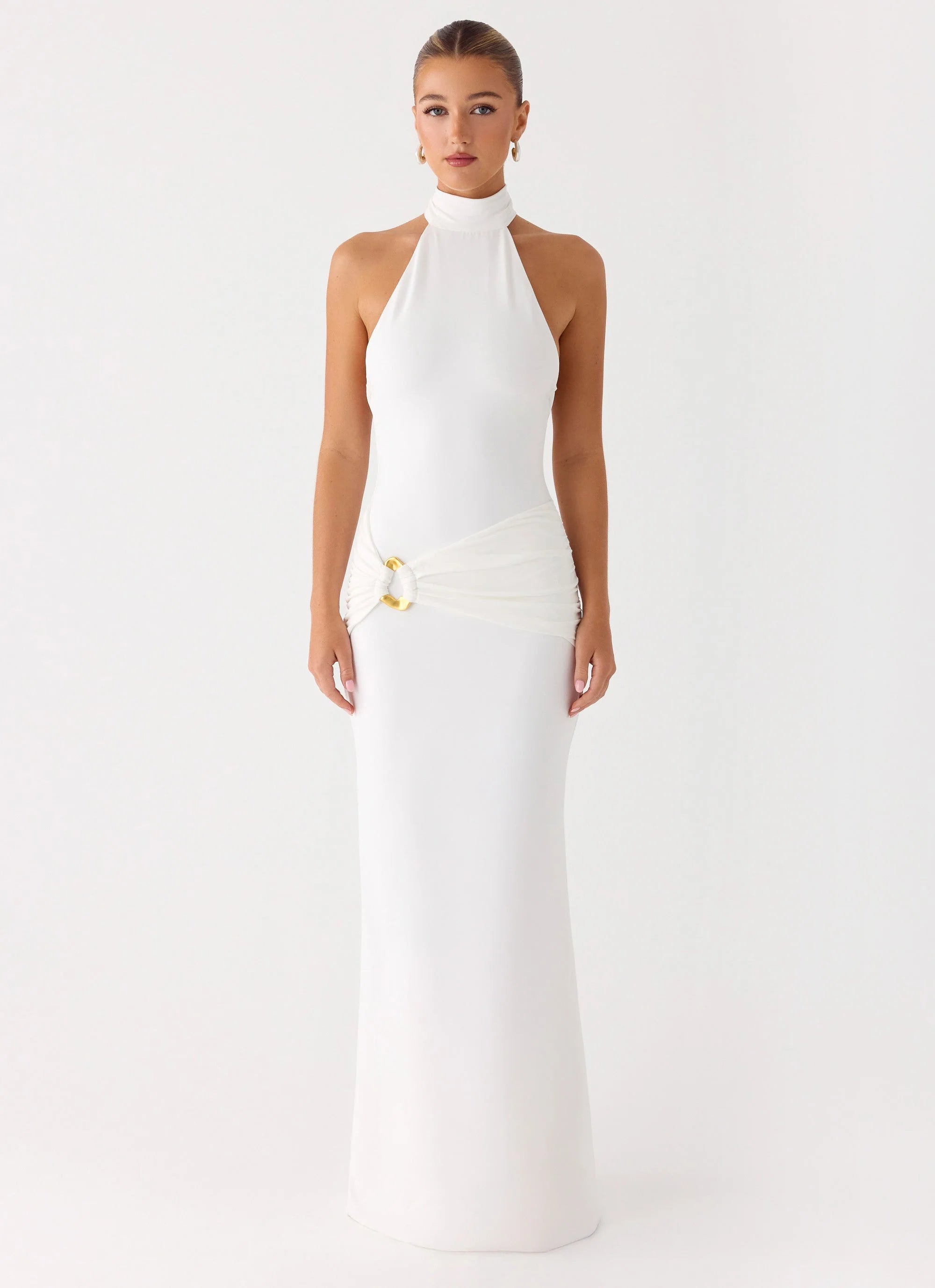 Forever Radiant Maxi Dress White