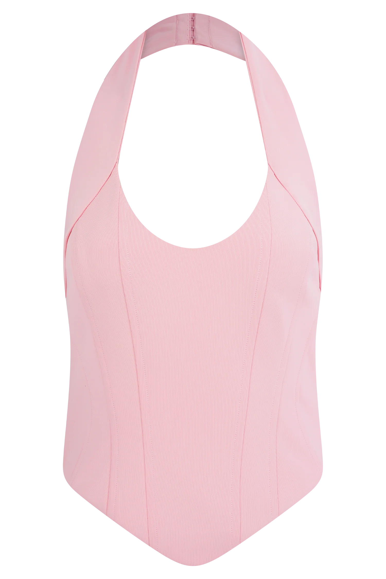Meadow Corset Halter Top Candy Pink