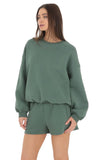 Fleece Jumper in Hunter