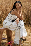 Summer Breeze White Strappy Gathered Tiered Maxi Dress