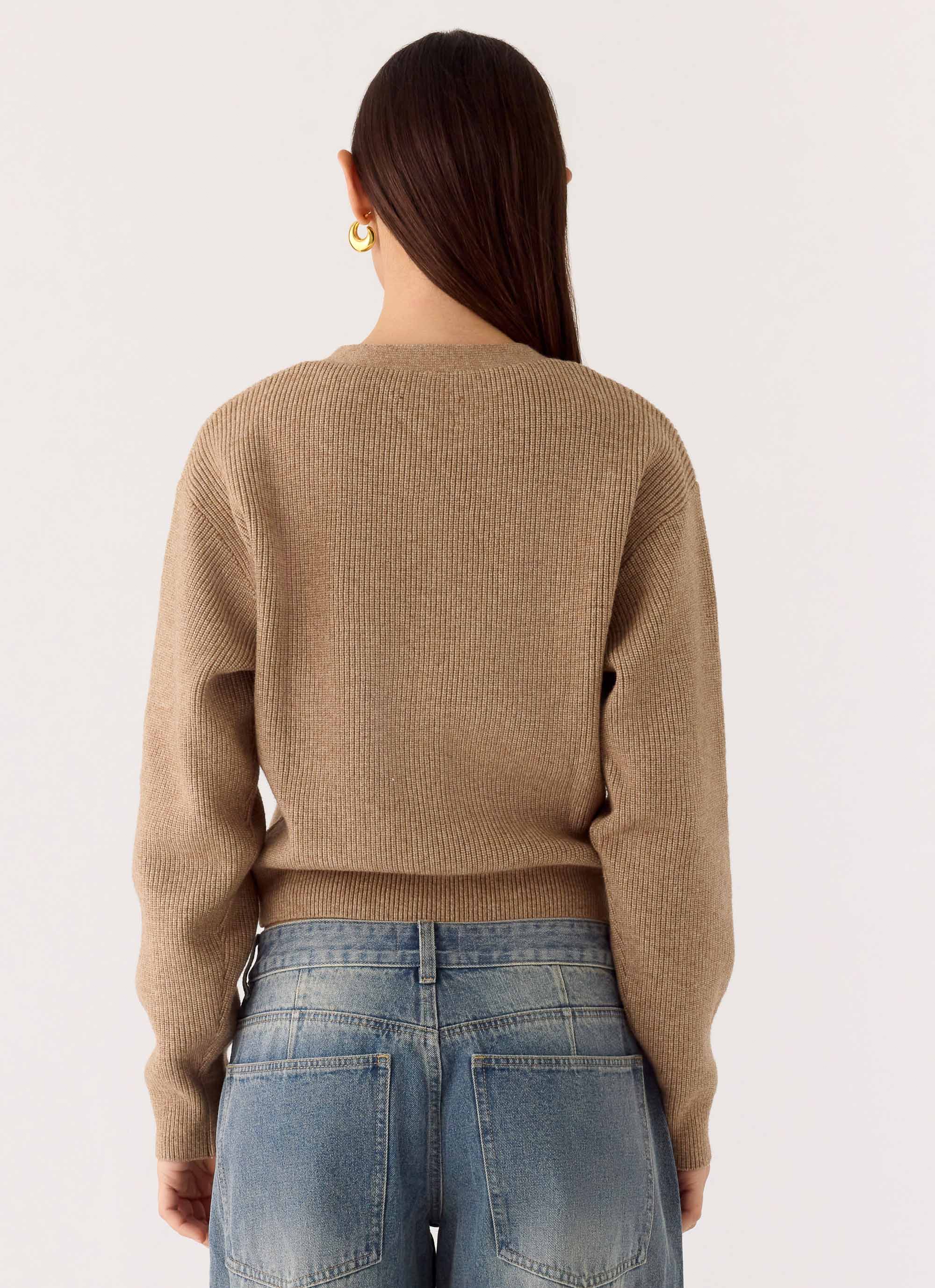 Orla Knit Sweater Taupe