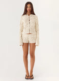 Ellington Long Sleeve Top Ivory