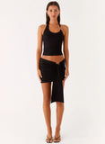 Lucent Mini Skirt Black