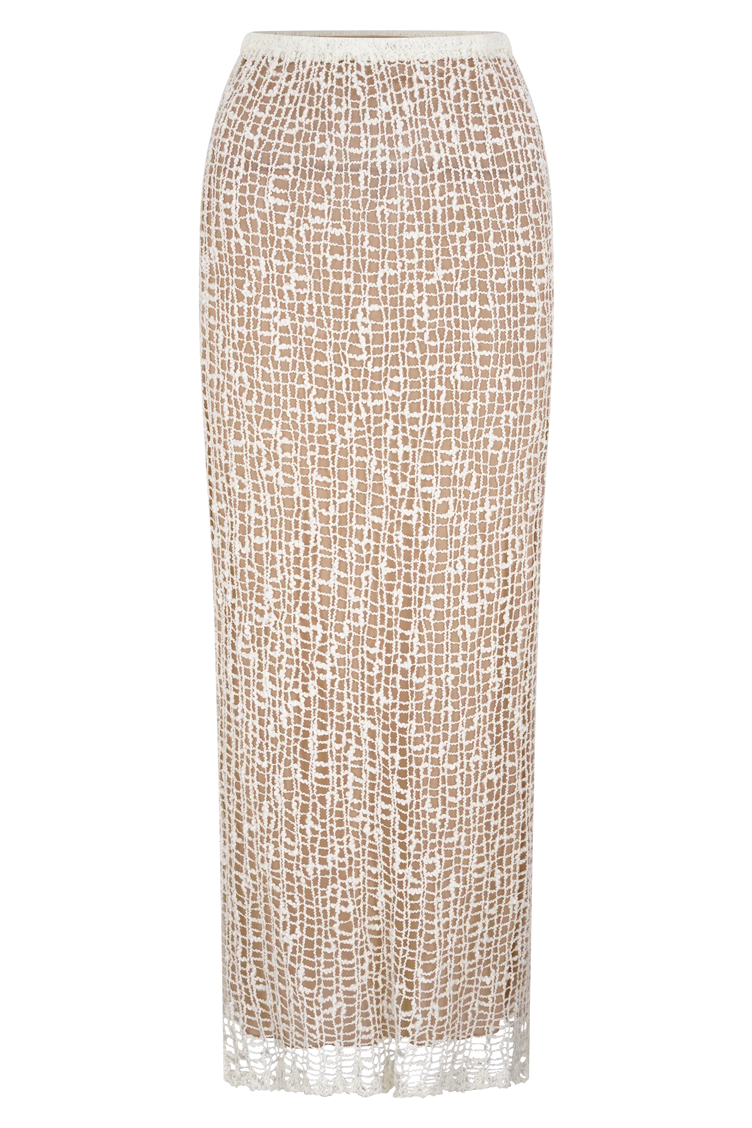 Cordelia Knit Maxi Skirt Ivory