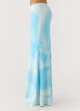 Moka Maxi Skirt Blooming Blue