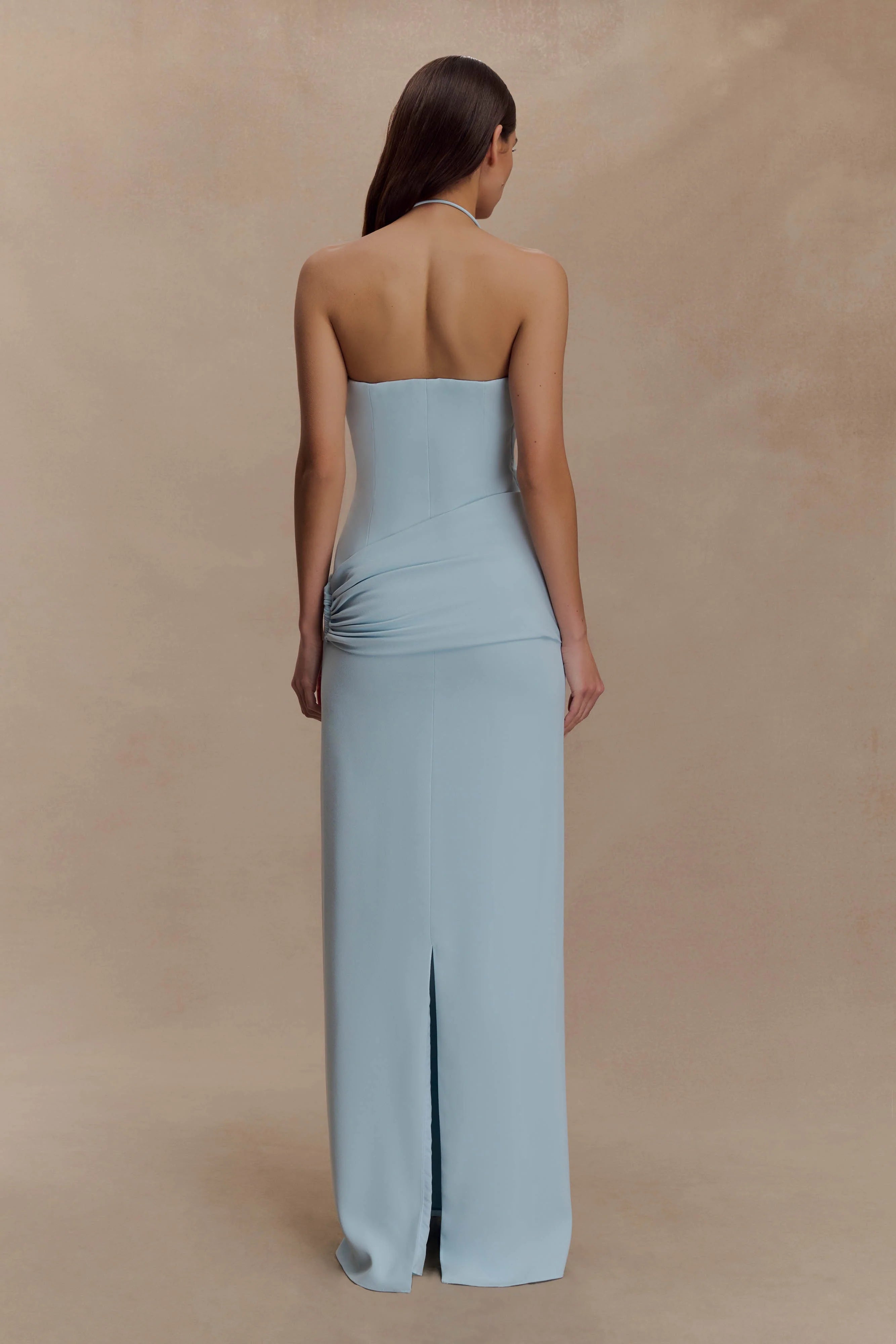 Lalia Teardrop Maxi Dress Powder Blue